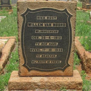 NOORD Willem, van 1912-1938