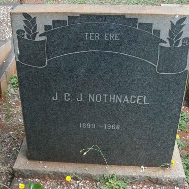 NOTHNAGEL J.C.J. 1899-1968