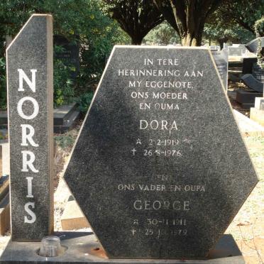 NORRIS George 1911-1979 &amp; Dora 1919-1976