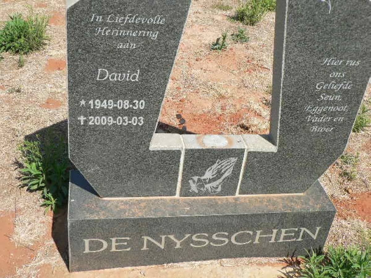 NYSSCHEN David, de 1949-2009