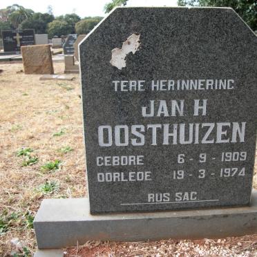 OOSTHUIZEN Jan H. 1909-1974