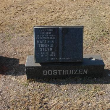 OOSTHUIZEN Martinus Theunis Steyn 1916-1998