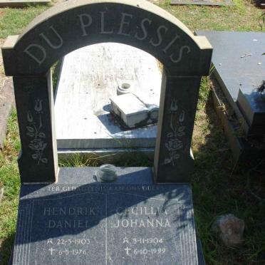 PLESSIS Hendrik Daniel, du 1903-1976 &amp; Cecillia Johanna 1904-1999