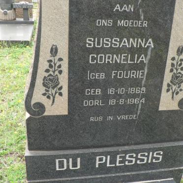 PLESSIS Sussanna Cornelia, du nee FOURIE 1869-1964
