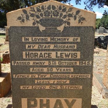 PHAY Horace Lewis -1945
