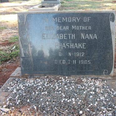 PHASHAKE Elizabeth Nana 1912-1965