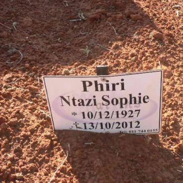 PHIRI Ntazi Sophie 1927-2012