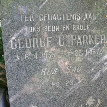 PARKER George C. 1955-1972