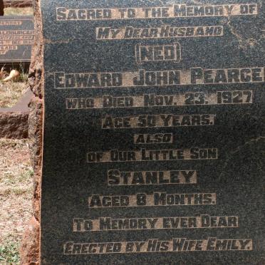PEARCE Edward John -1927 :: PEARCE Stanley