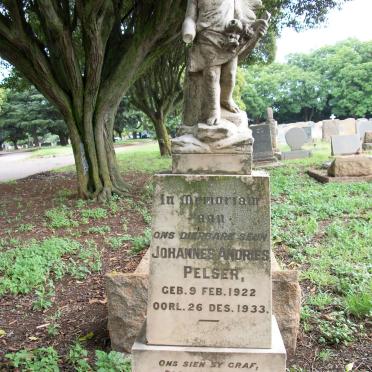 PELSER Johannes Andries 1922-1933