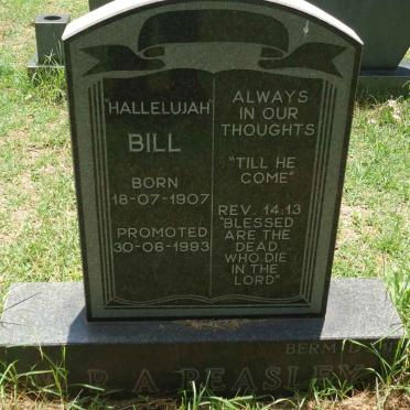 PEASLEY W.R.A. 1907-1993