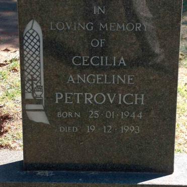 PETROVICH Cecilia Angelina 1944-1993