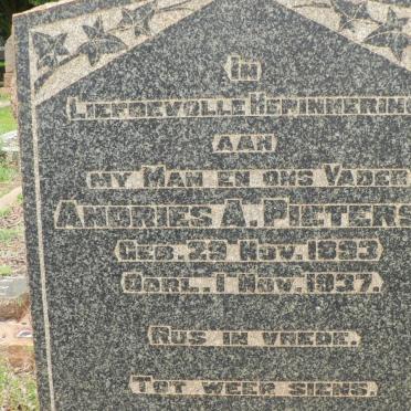 PIETERSE Andries A. 1893-1937