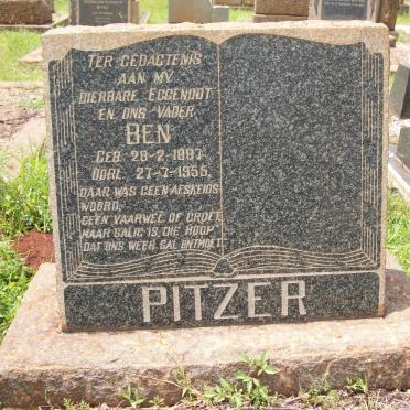 PITZER Ben 1887-1955