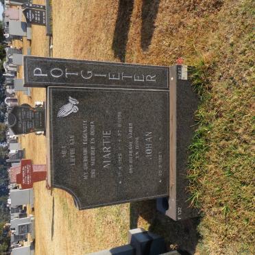 POTGIETER Johan 1927- &amp; Martie 1926-1996