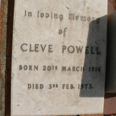 POWELL Cleve 1916-1973