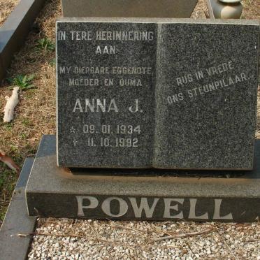 POWELL Anna J. 1934-1992