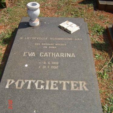 POTGIETER Eva Catharina 1910-1992