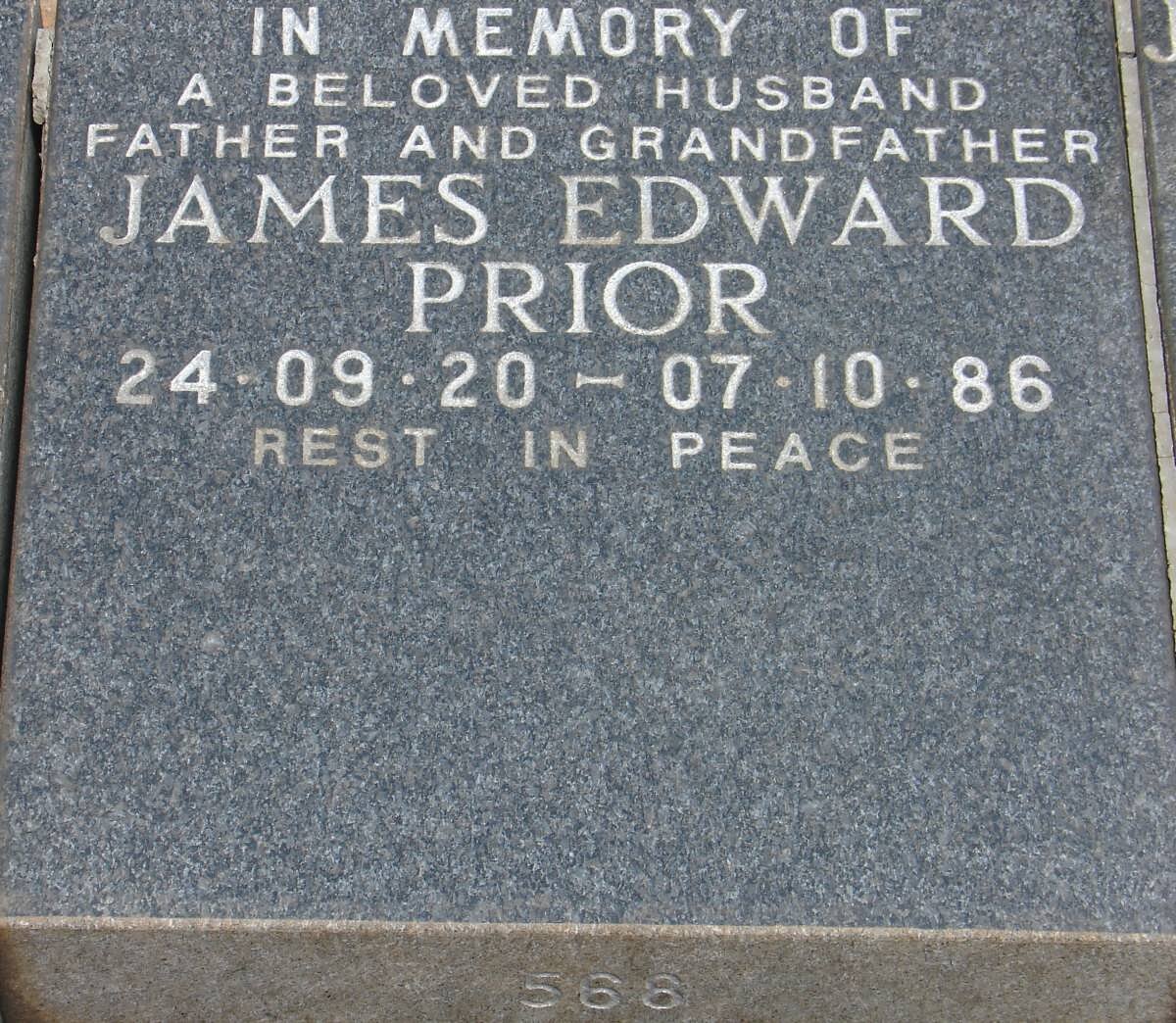 PRIOR James Edward 1920-1986
