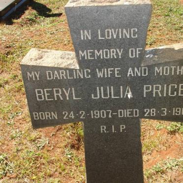 PRICE Beryl Julia 1907-1969