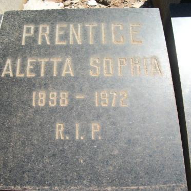 PRENTICE Aletta Sophia 1898-1972