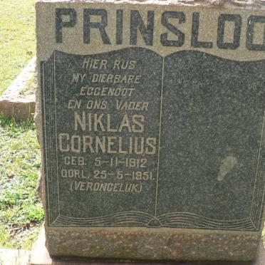 PRINSLOO Niklas Cornelius 1912-1951