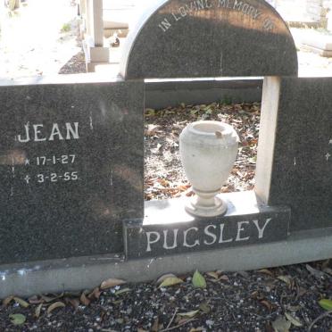 PUGSLEY Tom 1922-1976 &amp; Jean 1927-1955