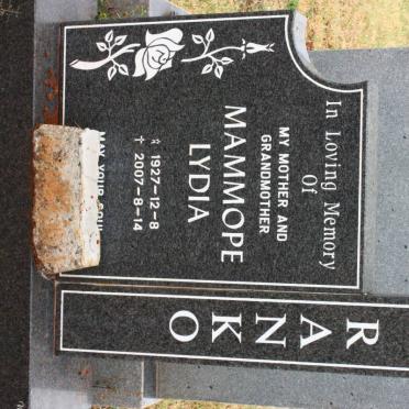 RANKO Mammope Lydia 1927-2007