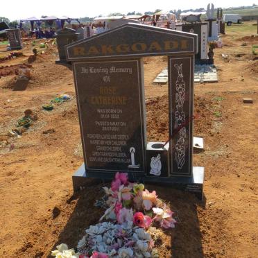 RAKGOADI Rose Catherine 1933-2011