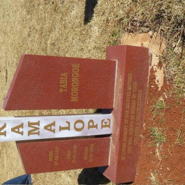 RAMALOPE Tabia Morongoe 1927-2006