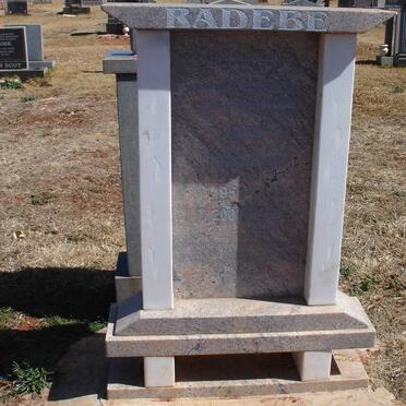 RADEBE Buti Johannes 1954-2007