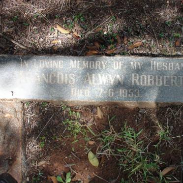 ROBBERTS Francois Alwyn -1953