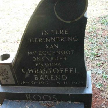 ROOS Christoffel Barend 1912-1977