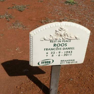 ROOS Francois Daniel 1943-2011
