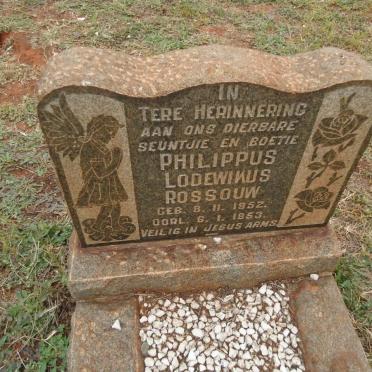 ROSSOUW Philippus Lodewikus 1952-1953