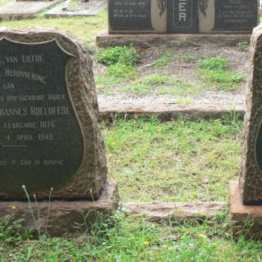 ROELOFSE Diederick Johannes 1876-191943 :: BRINK Miemsie nee ROELOFFZE 1907-1959