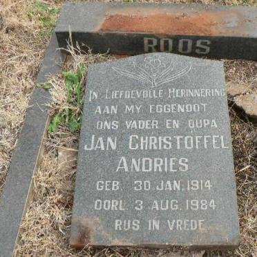 ROOS Jan Christoffel Andries 1914-1984