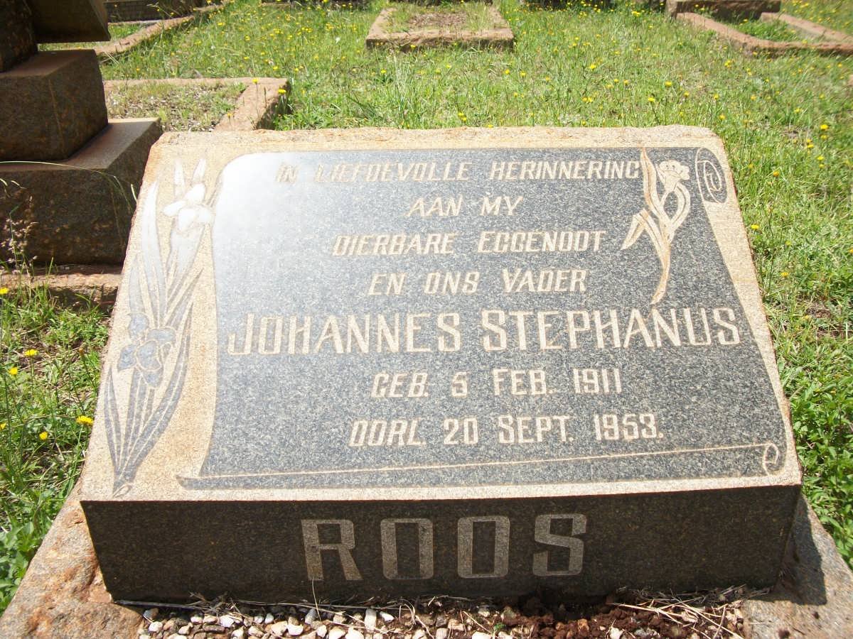 ROOS Johannes Stephanus 1911-1953