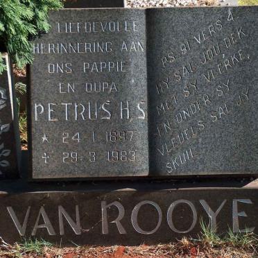 ROOYEN Petrus H.S., van 1897-1983