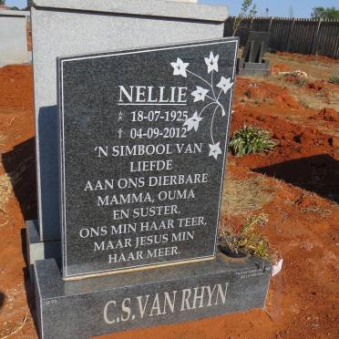 RHYN C.S., van 1925-2012