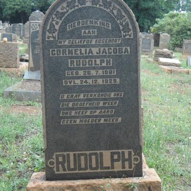 RUDOLPH Cornelia Jacoba 1881-1929