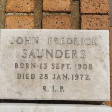 SAUNDERS John Fredrick 1908-1972