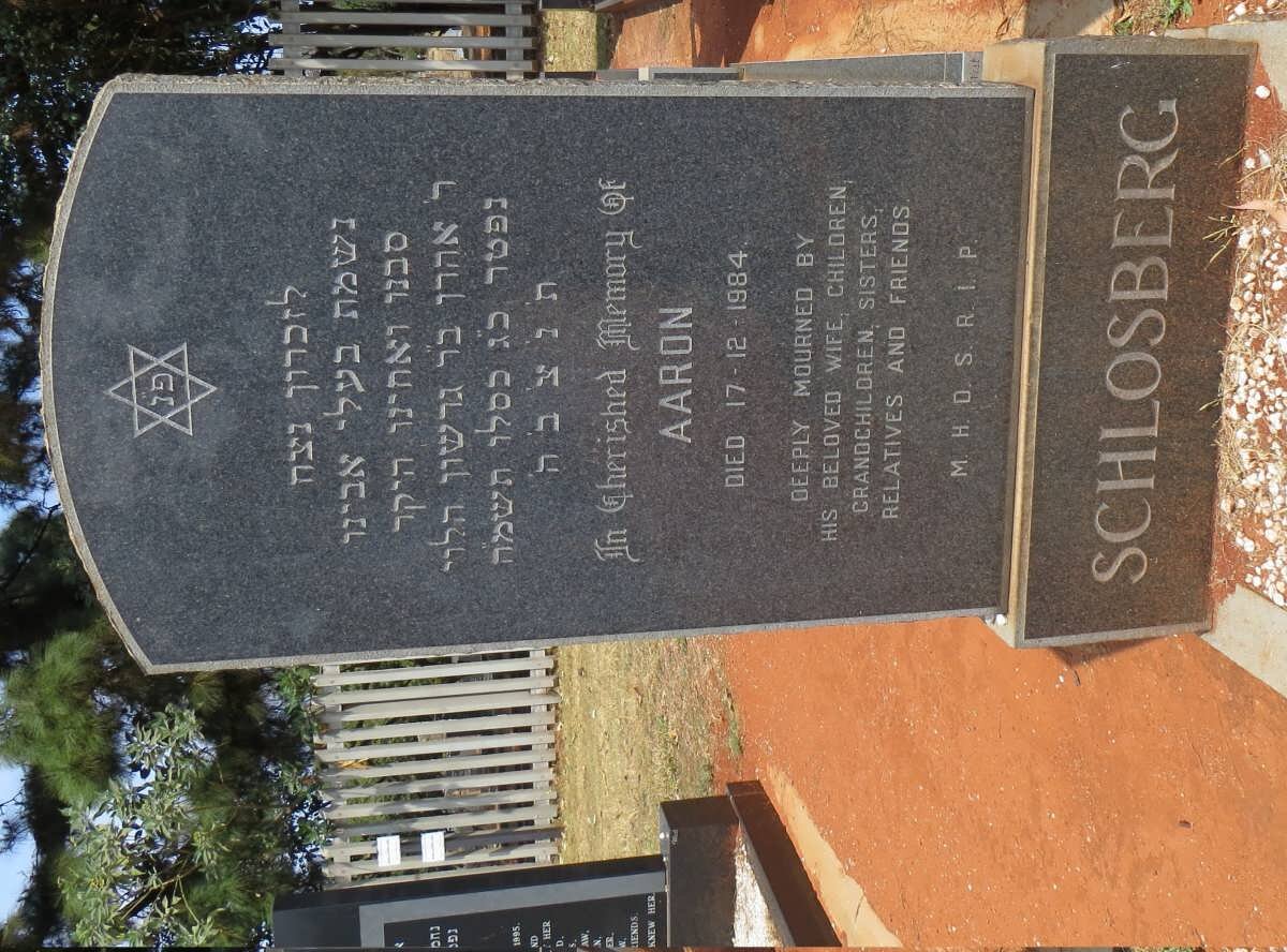 SCHLOSBERG Aaron -1984