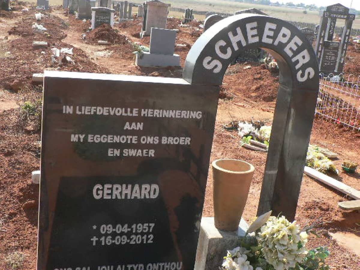 SCHEEPERS Gerhard 1957-2012