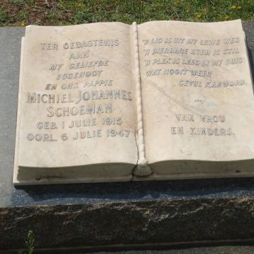 SCHOEMAN Michiel Johannes 1915-1947