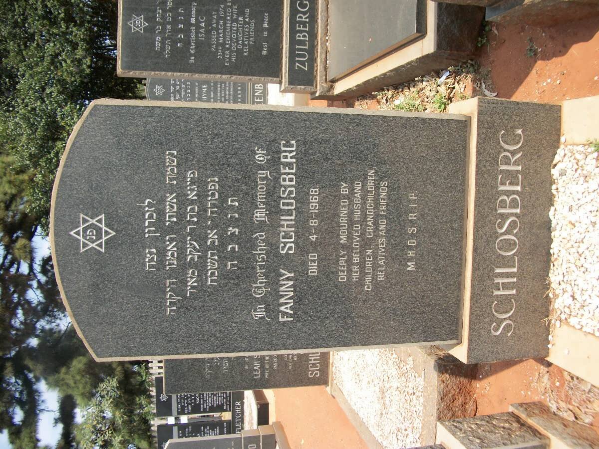 SCHLOSBERG Fanny -1968