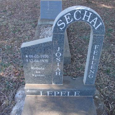 SECHAI Josiah Felleng 1970-1970