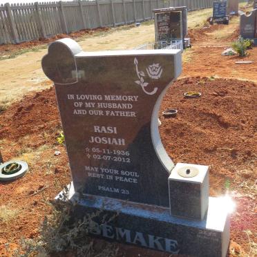 SEMAKE Rasi Josiah 1936-2012