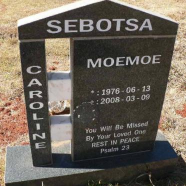 SEBOTSA Caroline Moemoe 1976-2008