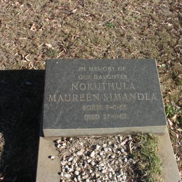 SIMANDLA Nokuthula Maureen 1968-1969